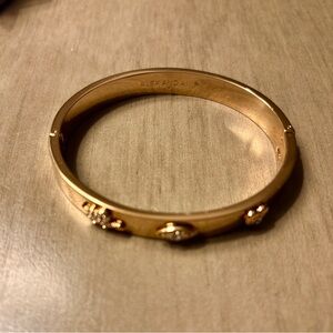 Alex and Ani Gold-Tone Embellished Bracelet CUFF NEW